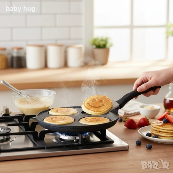 Усмихнат тиган за палачинки, снимка 1