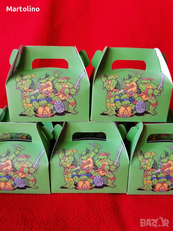 Кутийка за лакомства и подаръци Костенурките нинджа, снимка 1