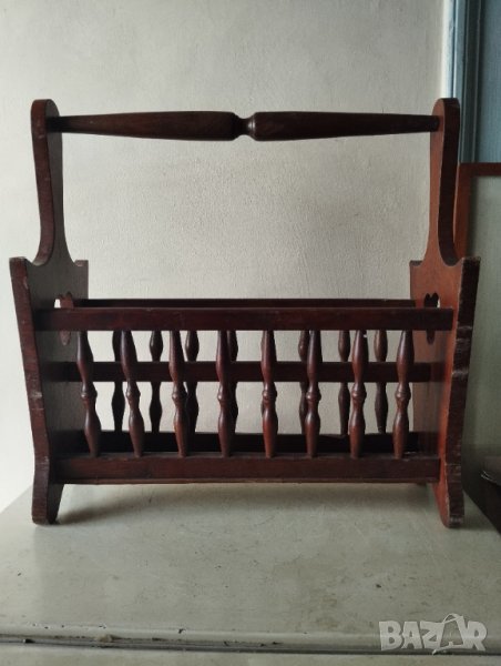 Стара поставка за вестници,списания, снимка 1