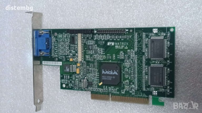 Видеокарта MATROX MGI G2MILA/8/IBM  8MB AGP, снимка 1