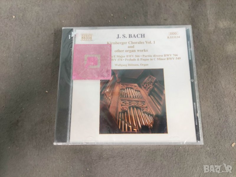 Продавам CD J.S. Bach" Kirnberger Chorales 1 " 8.553134, снимка 1