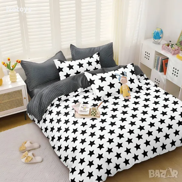 Двулицево спално бельо, 4 части - Модел WS17616, снимка 1