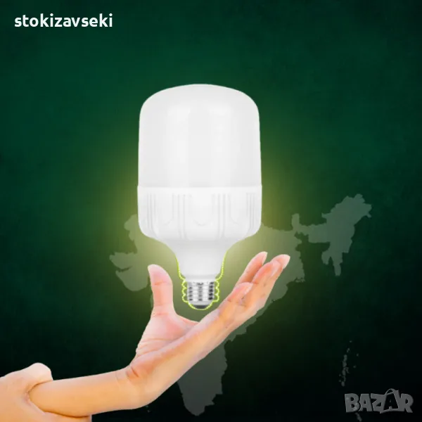 LED крушка 35W, E27, 7000K, снимка 1