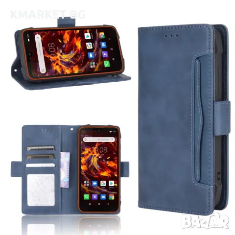 Blackview BV6900 Wallet Кожен Калъф и Протектор, снимка 7 - Калъфи, кейсове - 48150508