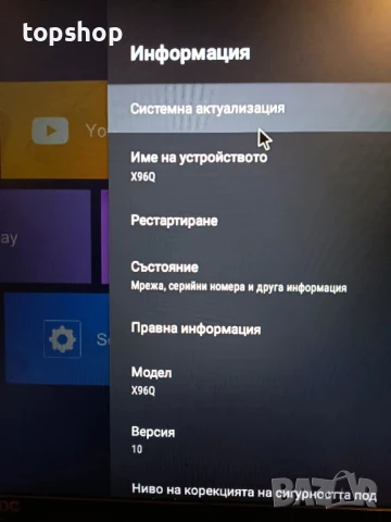 НА БЪЛГАРСКИ Android TV Box X96Q Android 10 Box с 2GB RAM 16GB ROM Allwinner H313 четириядрен..., снимка 6 - Плейъри, домашно кино, прожектори - 50501194