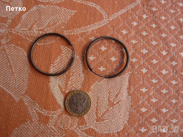 Автентични възрожденски сребърни  обеци, снимка 5 - Антикварни и старинни предмети - 53129769