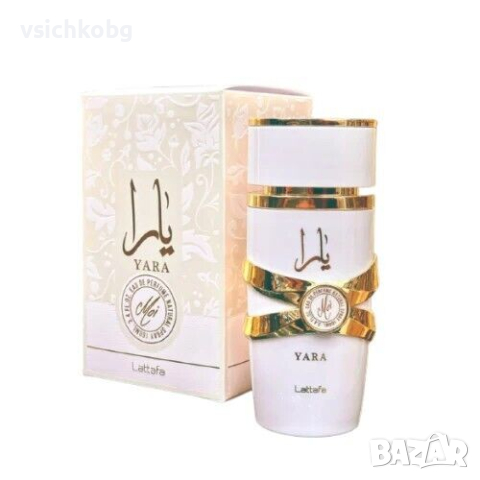 Луксозен арабски парфюм YARA  MOI от Lattafa YARA  MOI 100ml Жасмин, праскова ,карамел, кехлибар , снимка 3 - Дамски парфюми - 44760516
