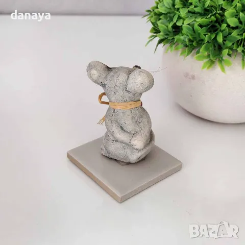 5558 Мини фигурка Мишле с герданче сърце, 6 см, снимка 4 - Декорация за дома - 48415973