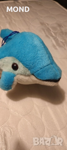 Морско син плюшен делфин, снимка 4 - Плюшени играчки - 52868077