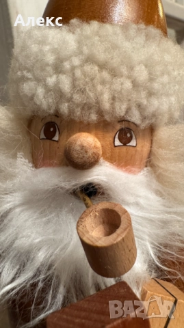 Christian Ulbricht– Колекционерска Немска дървена фигура, тамянник., снимка 3 - Антикварни и старинни предмети - 52795306