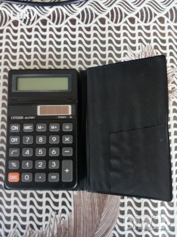 Продавам стар,джобен,соларен калкулатор.CITIZEN-1991 г.Работещ., снимка 3 - Други ценни предмети - 42467871