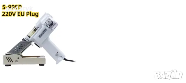 Desoldering Gun S-998P Powerful 100W Electric Vacuum Solder Sucker Lead-free solder Vacuum Suction T, снимка 3 - Ремонт на друга електроника - 48933242