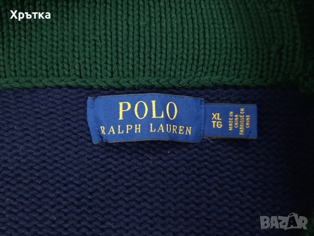 Polo Ralph Lauren Letterman P-Wing - Оригинална жилетка размер XL, снимка 10 - Пуловери - 54067588