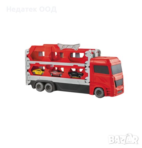 Камион, сгъваема писта, за изстрелване на автомобили