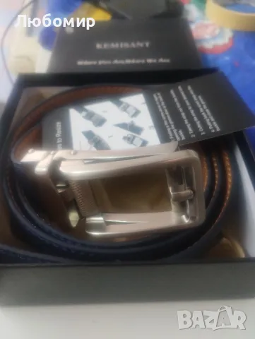 KEMISANT  кожен колан с тресчотка

, снимка 7 - Колани - 49344395