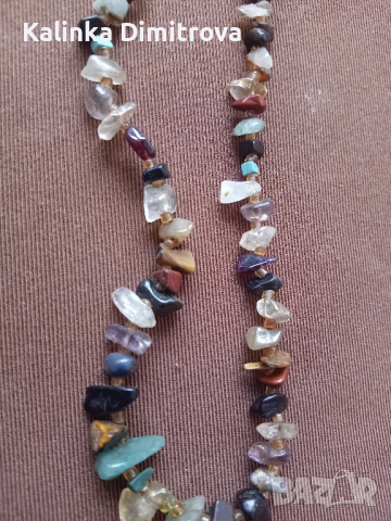 Дамско колие с полускъпоценни камъни., снимка 7 - Колиета, медальони, синджири - 44743696