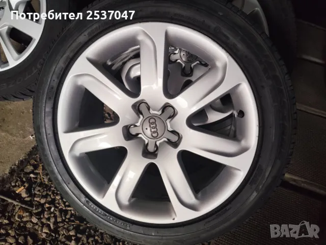 4бр гуми Bridgestone с джанти за AUDI A7 255/45R18, снимка 2 - Гуми и джанти - 49206834