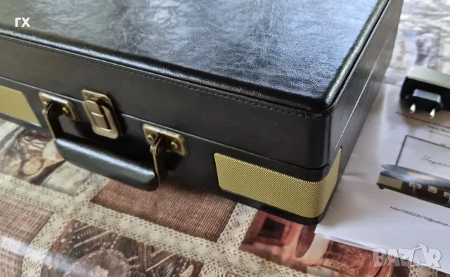 Грамофон Trynnay R610 Куфар с Bluetooth & Вградени Говорители, снимка 5 - Грамофони - 55877535