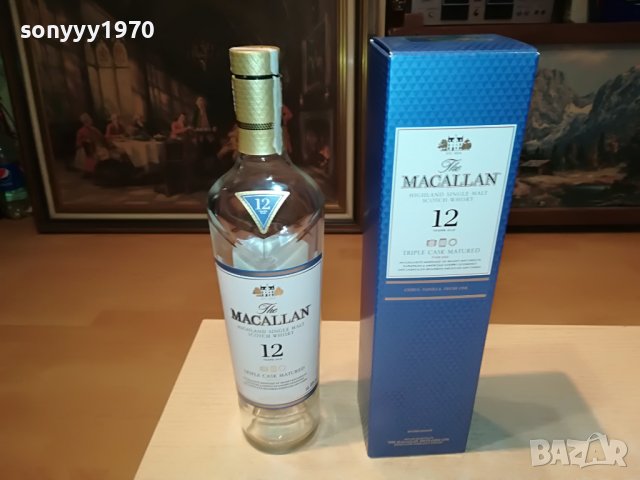 🔰MACALLAN ПРАЗНО ШИШЕ С КУТИЯ 0310221811, снимка 3 - Колекции - 38206724