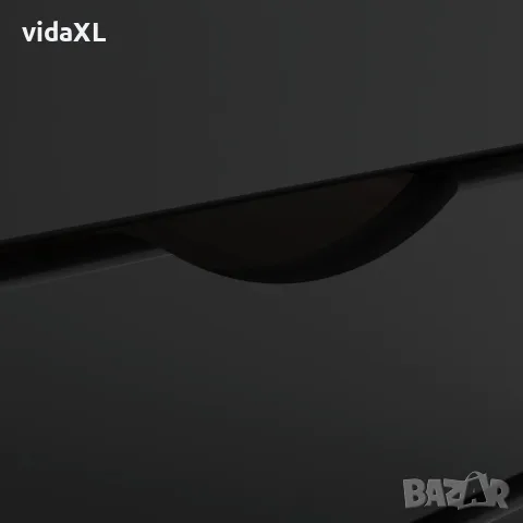 vidaXL Подвижен шкаф с чекмеджета "MOSS" Черно масивно дърво бор, снимка 7 - Шкафове - 56147538
