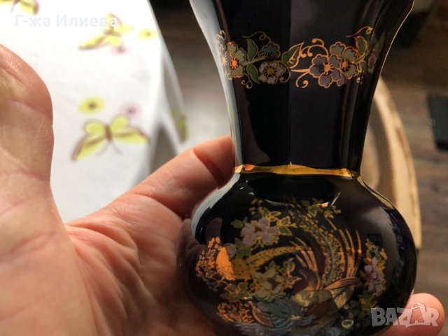Вазичка с позлата, снимка 3 - Вази - 38201747