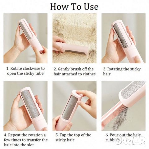  ЧЕТКА ЗА ПОЧИСТВАНЕ НА ВЛАКЪНЦА CLEAN, снимка 2 - Други стоки за дома - 32084860