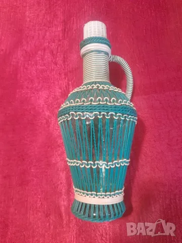 Ретро плетена бутилка , снимка 4 - Колекции - 47529034