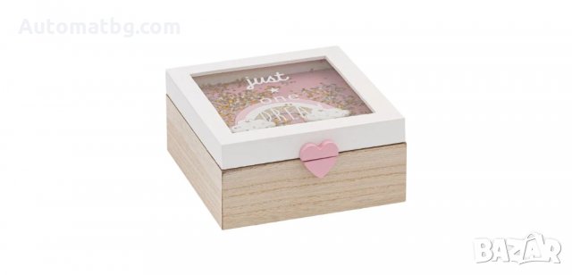 Детска дървена кутия за съхранение, Дъга, Automat