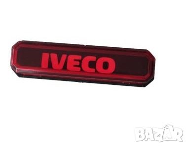 Габарити Лед Неон Iveco Ивеко червен,оранжев,бял лого 12/24V, снимка 4 - Аксесоари и консумативи - 40255692