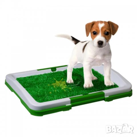 Puppy Potty Pad тоалетна за куче/котка с решетка и изкуствена трева, снимка 5 - За кучета - 39212388