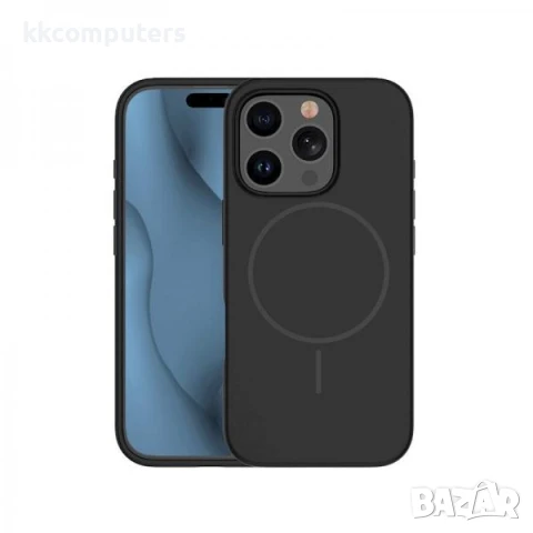 Калъф силикон Thin MagSafe / Черен / за iPhone 13 6.1 Баркод : 3132223