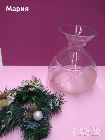 Продавам кристални вази и свещник, снимка 8 - Декорация за дома - 18729188