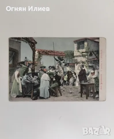 Лот стари италиански, пощенски, филмови картички на Дон Кихот - 1910г., снимка 3 - Филателия - 47470809