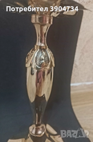 Бароков свещник , снимка 5 - Антикварни и старинни предмети - 51523082