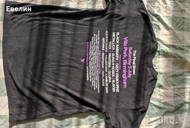 Тениска Black Sabbath , снимка 2 - Тениски - 51468555