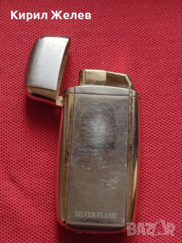 МЕТАЛНА ЗАПАЛКА SILVER FLAME 🔥 РАБОТИ МНОГО КРАСИВА СТИЛЕН ДИЗАЙН С РЕОТАН 74341, снимка 5 - Запалки - 39109958