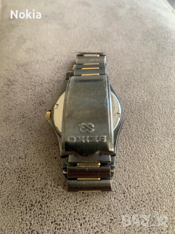 Vintage Seiko Quartz SQ100 #8123-6030 Day Date Gold Men's 36mm Wrist Watch, снимка 4 - Мъжки - 42029996