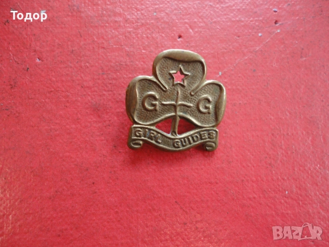 Старинен бронзов знак значка с номер , снимка 2 - Колекции - 53302398