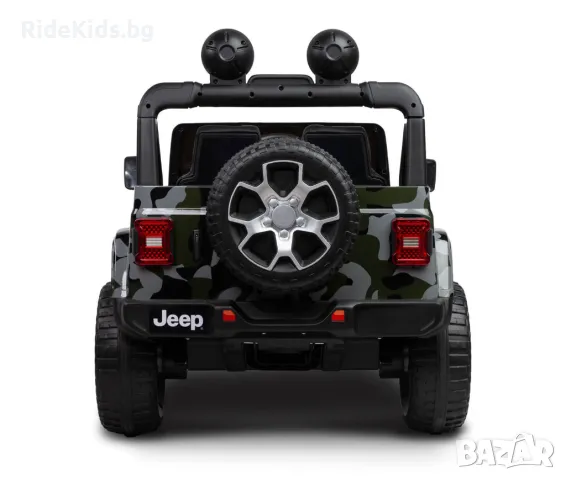 Офроуд акумулаторен автомобил  JEEP RUBICON Камофлаж– 4x4, до 35кг., с дистанционно и LED,, снимка 6 - Детски велосипеди, триколки и коли - 49975893