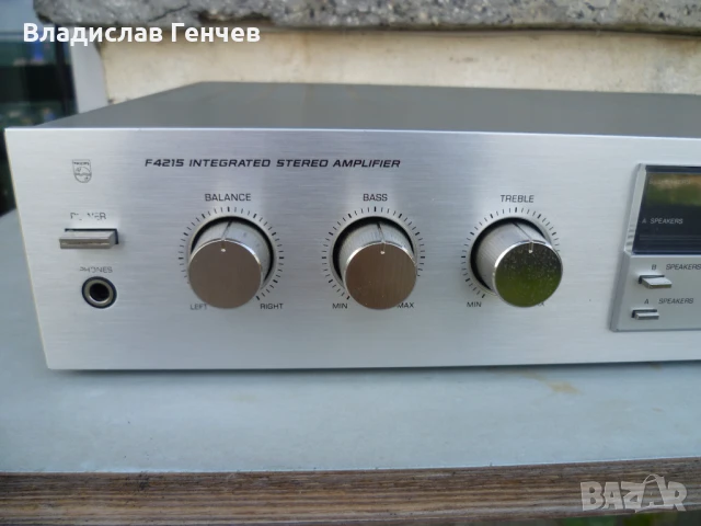 Усилвател PHILIPS F4215, снимка 4 - Ресийвъри, усилватели, смесителни пултове - 51226802