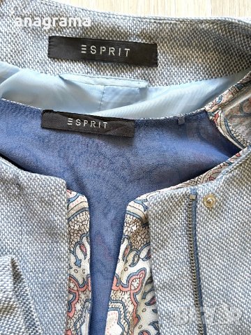 Esprit & esprit елегантно палто в синьо за преходните сезони и красива рокля , снимка 7 - Рокли - 42859580