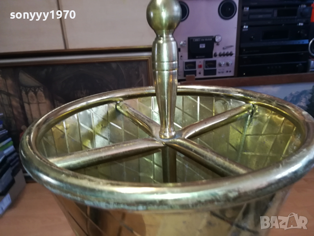 ПОСТАВКА ЗА ЧАДЪРИ В ЦВЯТ ЗЛАТО ОТ ГЕРМАНИЯ 1403241215, снимка 13 - Антикварни и старинни предмети - 44759757