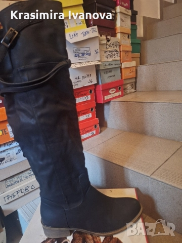 нови чизми сиви