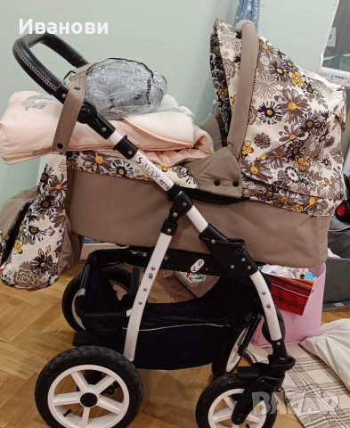 Бебешка количка S-MAX DАISY - RETRUS, снимка 3 - Детски колички - 52194522