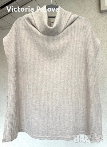 Модерна красива блуза - поло без ръкави, снимка 9 - Блузи с дълъг ръкав и пуловери - 52022815