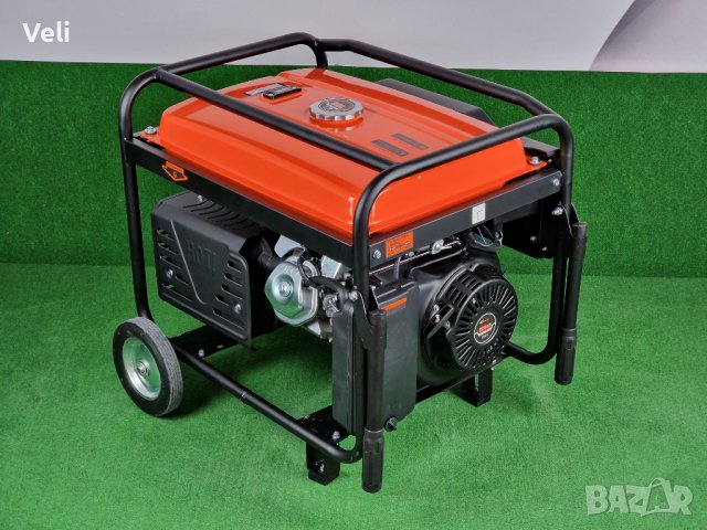 Генератор за ток 6.5kw монофазен с ел. стартер и акумулатор, снимка 5 - Генератори - 38246976