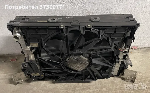 BMW F10 F11 F01 F02 F06 F12 F13 528i 530i 550i 650i 750i перка +дифузьор + радиатори пакет охлаждане