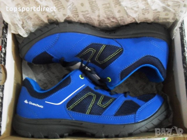 Туристически ДАМСКИ ОБУВКИ ЗА ПРЕХОДИ QUECHUA-СИНИ внос Франция., снимка 5 - Дамски ежедневни обувки - 27698724