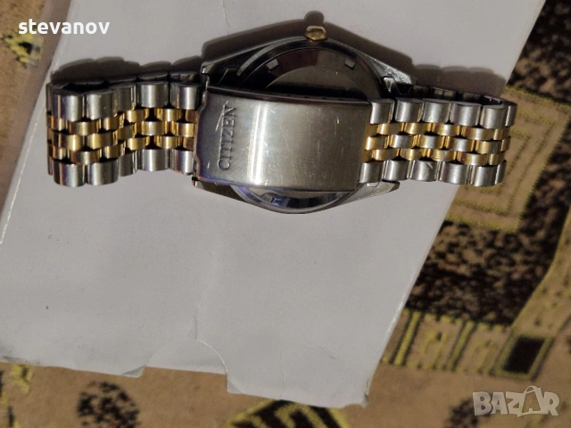 Цитизен citizen автомат позлатен и метал, снимка 6 - Мъжки - 53293457