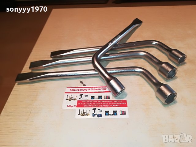 🚘КЛЮЧ ЗА ГУМИ 17/19/21ММ 2809221452, снимка 2 - Аксесоари и консумативи - 38147241